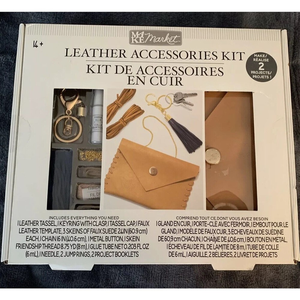 Leather Accessory Kit By Make Market - Do It Yourself NEW